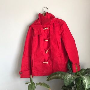 Nautica  red parka jacket